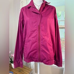Vintage 90’s Lightweight White Stag Women's Magenta Utility Jacket